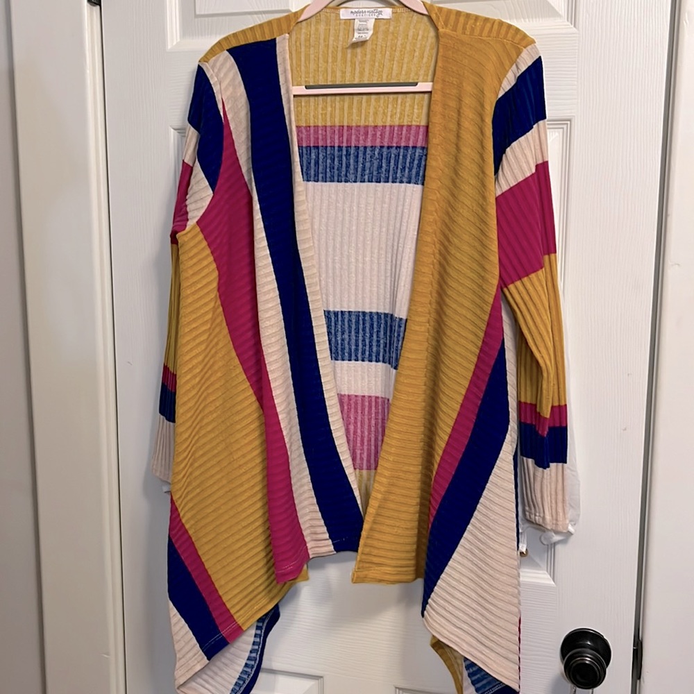 Modern Vintage Boutique colorful cardigan size L